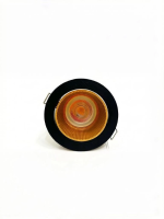 Светильник встраиваемый CITY DLW MR16 BLACK/GOLG | Ø90 (75)xH45mm Electroplating