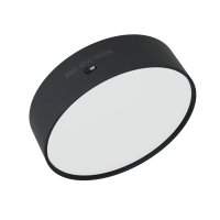 Светильник накладной RONDO 12W D133x30mm 3000К/4000K/6000К Black