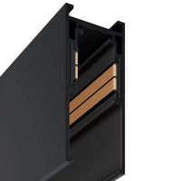 Трековая система универсальная MAGNETIC S15 48V 4TRA BLACK 1500x23.5x52mm