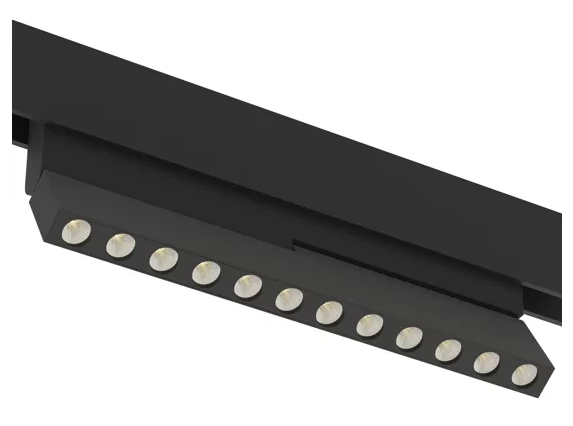 Светильник SPOT BLACK BOOK MAGNETIC S15 48V 12W 36° CRI90 OSRAM 3000K | Черный корпус L232хH100mm