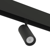 Светильник SPOT MAGNETIC S20 48V 10W 24° CRI90 OSRAM 4000K | Черный корпус D35х80mm