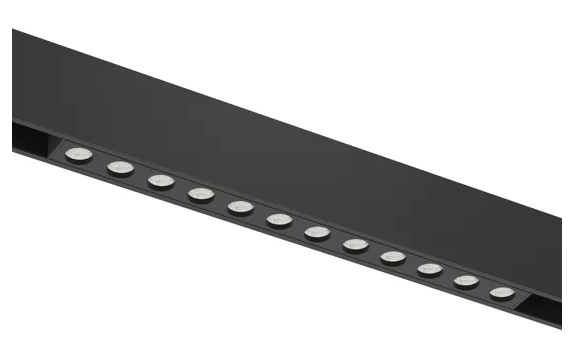 Светильник LINER BLACK MASK MAGNETIC S15 48V 12W 36° 3000K CRI90 OSRAM | Черный корпус L232mm