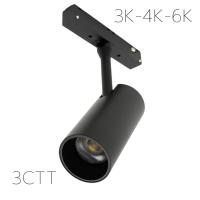 Светильник SPOT MAGNETIC S20 48V 12W 24° CRI90 OSRAM 3000/4000/6000K | Черный корпус D45х100mm