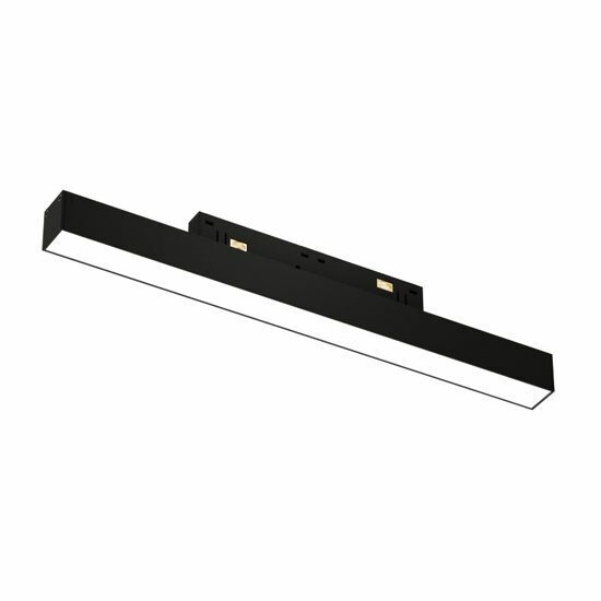 Светильник LINER MAGNETIC S15 48V 10W 120° 3000-6000K TRIX CRI90 OSRAM | Черный корпус L300mm