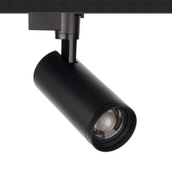 Cв-к трековый ML CITY ZOOM 20W 4000K CRI85, 10-60° Черный корпус Однофазный 2TRA ЕАС 19291*