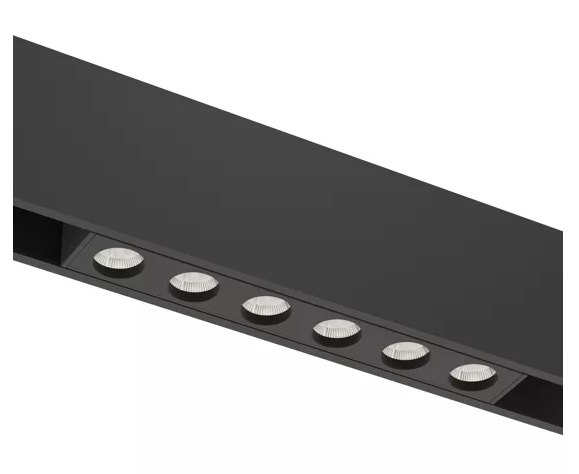 Светильник LINER BLACK MASK MAGNETIC S15 48V 6W 36° 3000K CRI90 OSRAM | Черный корпус L118mm