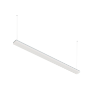 Линейный светильник серии LINER/M 50W 4000К, 1200х75х35мм Silver