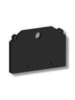 Заглушка к трековой системе для натяжных потолков S15 Black