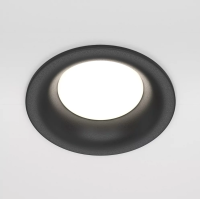 Светильник встраиваемый CITY DL MR16 GU5.3 BLACK | Ø85 (75)xH30mm