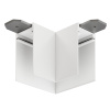 Угловой соединитель потолок-потолок S39 220V 4x контактный White 90x90x75mm EAC19299
