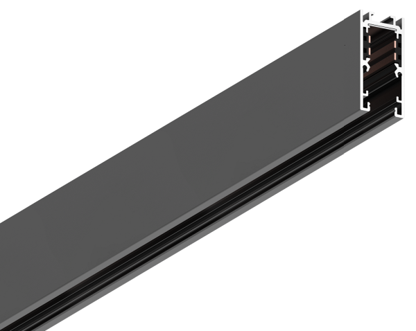 Трековая система универсальная MAGNETIC S10 48V 4TRA BLACK 3000x21x43mm