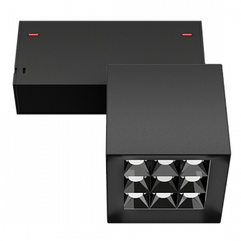 Светильник светодиодный MAGNETIC S39 X-SPOT 18W 9x2W OSRAM CRI90 4000K, Black 81х81x81mm