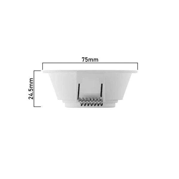 Светильник CITY SPOT 10W 3000К GU10 угол света 38 град. алюминий белый/white, 220V, 75x65mm