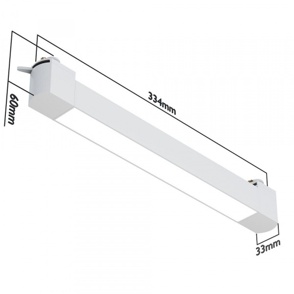 Светильник LINER 20W 100° 4000К CRI85 Белый 2TRA однофазный 220V  335x33x34mm
