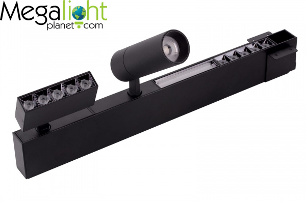 Светильник светодиодный spot MAGNETIC S39 SMART DIM 8W CREE CRI90 3000K, Black L138х34х150mm