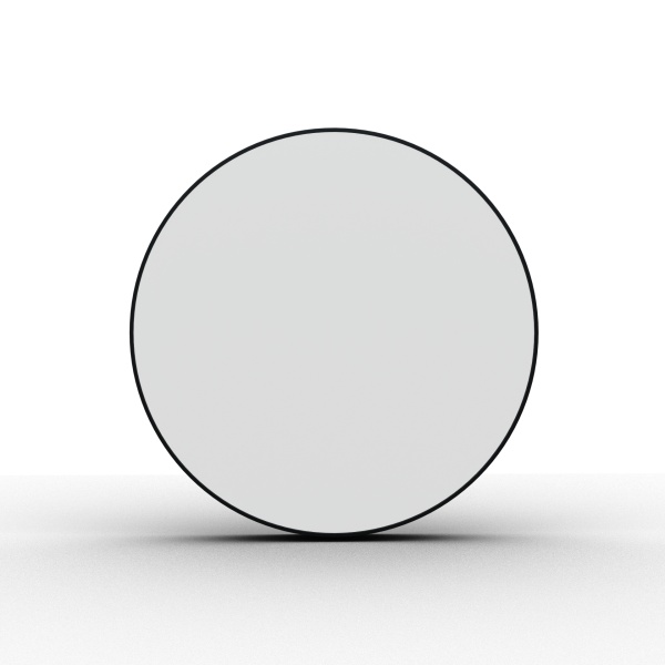 Светильник накладной RONDO 48W Black 4000K | Ø400x60mm 