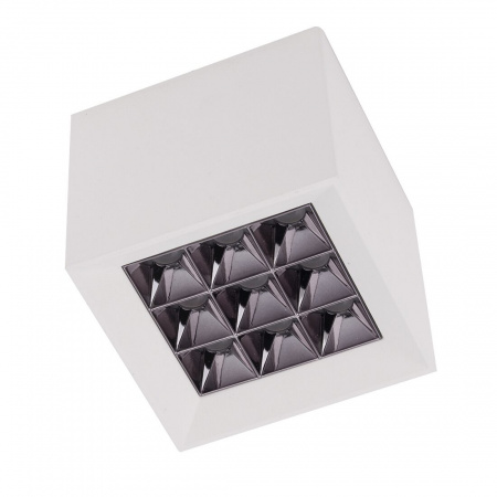 Св-к накладной WINDOWS 18W 9x2W OSRAM CRI90, WW 3000K, KEGU драйвер, White 81х81х81 mm