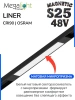Светильник LINER MAGNETIC S25 48V 10W 120° 4000K CRI90 OSRAM | Черный корпус L295mm