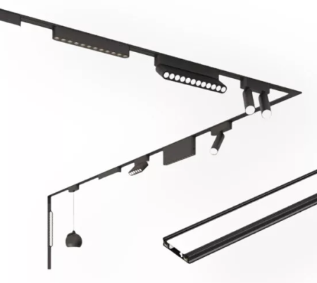 Светильник BLACK BOOK MAGNETIC Н5 48V 18W 120° 4000K OSRAM | Black 330mm