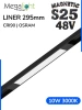 Светильник LINER MAGNETIC S25 48V 10W 120° 3000K CRI90 OSRAM | Черный корпус L295mm