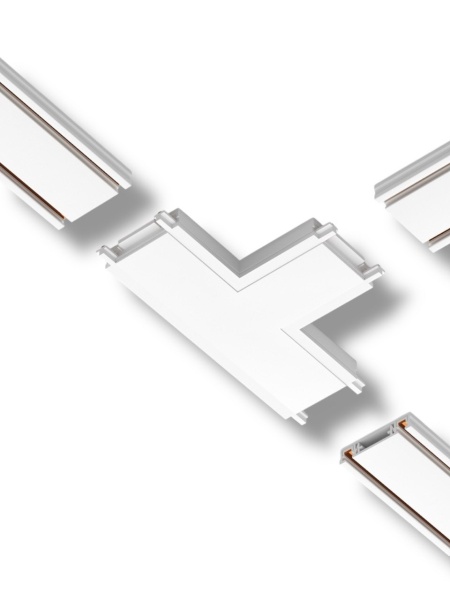 Т- соединитель потолок-потолок для шинопровода H5 White