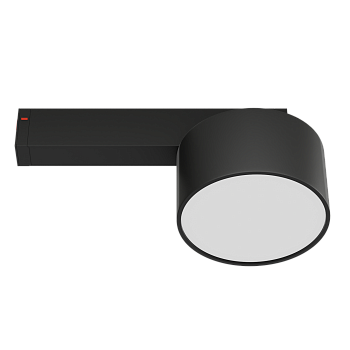 Св-к светодиодный MAGNETIC S25 RONDO 12W CRI85 3000K, Black Размер Ф120x65мм