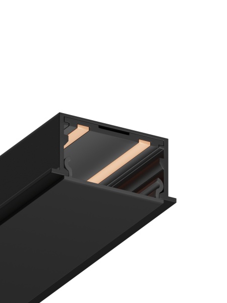 Трековая система встраиваемая MAGNETIC S25 48V 2TRA BLACK 2000x28.5x13.2mm