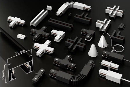 Трековый светильник CITY NEW 12W 3000/4000/6000К 36° 2TRA | Белый корпус 50х90 