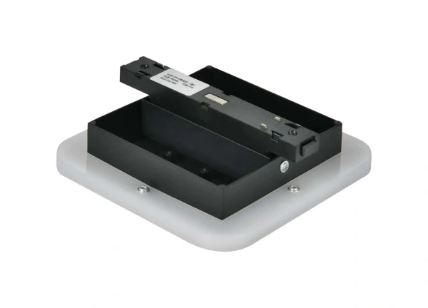 Светильник SQUARE MAGNETIC S25 48V 7W 120° 4000K CRI90 OSRAM | Черный корпус 140x140mm