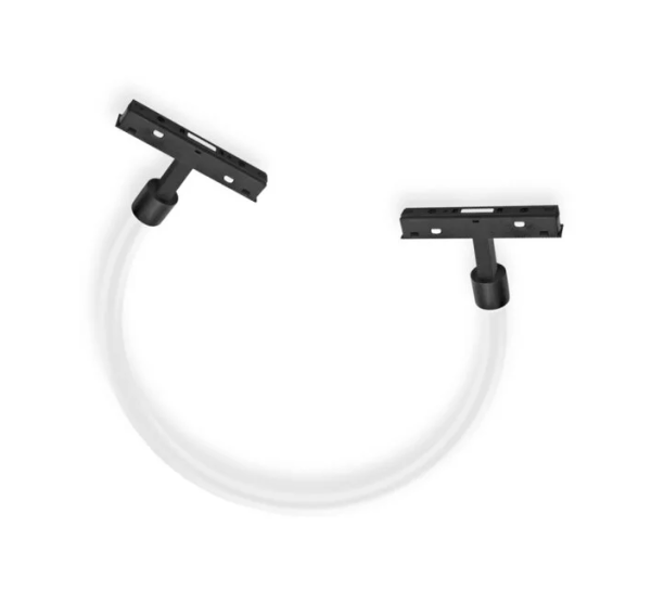 Светильник TUBE MAGNETIC S15 48V 16W 360° 4000K CRI90 OSRAM | Черный корпус L1000mm