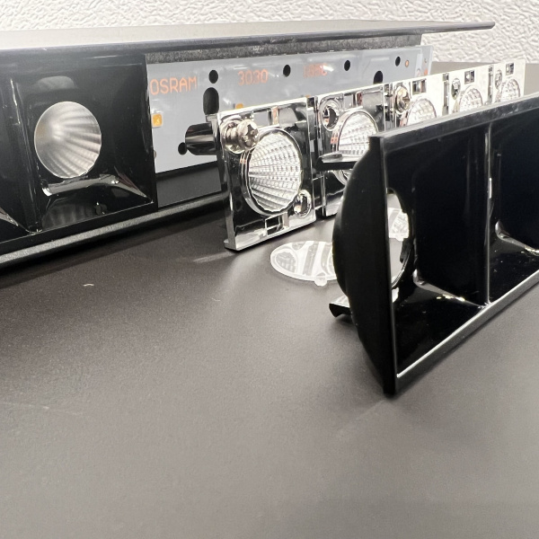 Светильник серии LINER S25 Black mask 10W SMART DIM CRI90 OSRAM ССТ TRIX 3000-6000K, Black 200x24x34