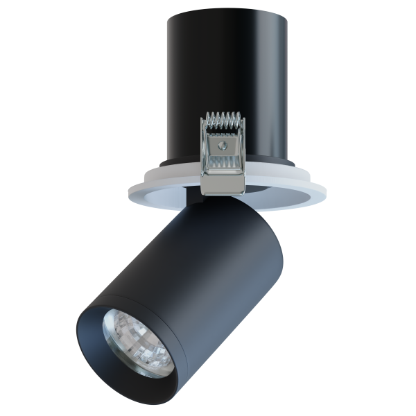 Светильник COLT MR16 GU10 SPOT поворотно-выдвижной | BLACK Ø98mm