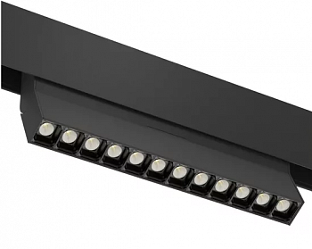 Светильник SPOT BLACK BOOK MAGNETIC S20 48V 16W 36° CRI90 OSRAM 4000K | Черный корпус L220хH110mm