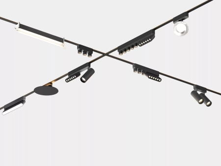 Угловой соединитель потолок-потолок для шинопровода H4, Black