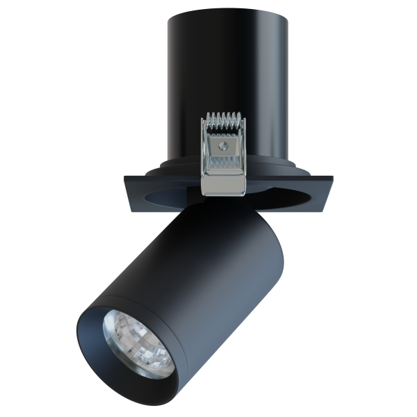 Светильник COLT MR16 GU10 SPOT поворотно-выдвижной | BLACK Ø98mm