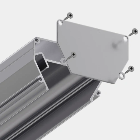 Угловой соединитель профиля для натяжных потолков MAGNETIC S25 200х200mm