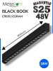 Светильник BLACK BOOK MAGNETIC S25 48V 18W 36° 3000K CRI90 OSRAM | Черный корпус L356mm