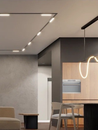 Светильник LINER MAGNETIC Н5 48V 18W 120° 3000K OSRAM | Black 330х25х25mm