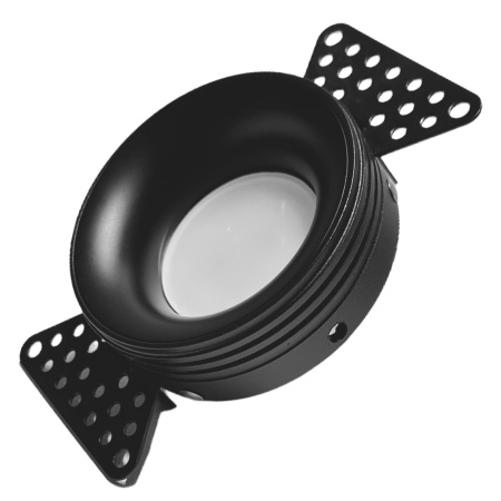 Светильник встраиваемый под отделку MR16 GU10 BLACK | Ø80(80)x27mm