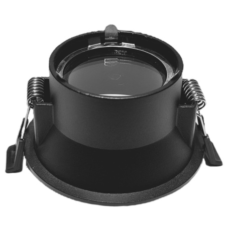 Светильник встраиваемый MR16 GU10 BLACK | Ø85(75)x47mm IP44