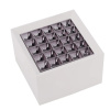 Св-к накладной WINDOWS 50W 25x2W OSRAM CRI90, DW 4000K, KEGU драйвер, White 119х119х78 mm