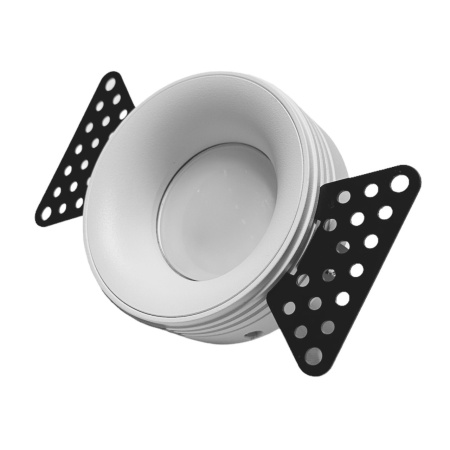 Светильник встраиваемый под отделку MR16 GU10 WHITE | Ø80(80)x27mm