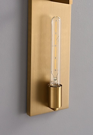 Светильник настенный Alabaster L128хH380хW110 E27х1 BRASS GOLD