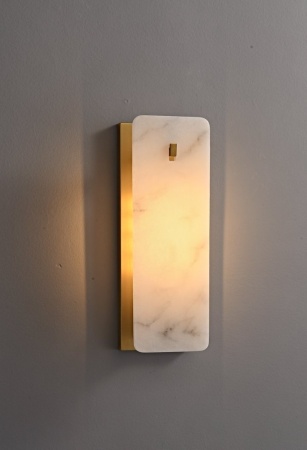 Светильник настенный Alabaster L128хH380хW110 E27х1 BRASS GOLD
