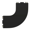 С- соединитель потолок-потолок для шинопровода H5 Black