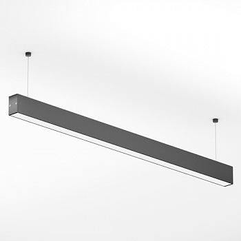 Линейный светильник серии LINER/S 50W 4000К, 2400х34х58мм Black Линейный светильник серии LINER/S 50W 4000К, 2400х34х58мм Black