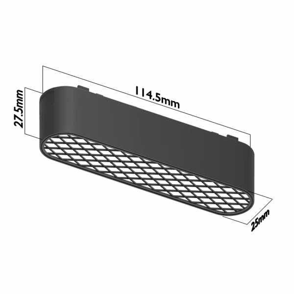 Светильник LINER COMFORT MAGNETIC Н5 48V 6W 120° 3000K OSRAM | White 115х25х25mm