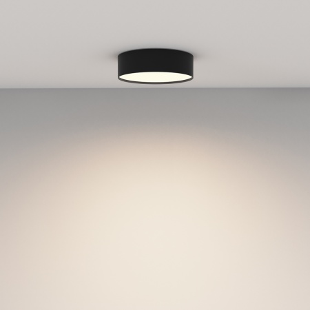 Светильник накладной RONDO 96W Black 4000K | Ø600x60mm 