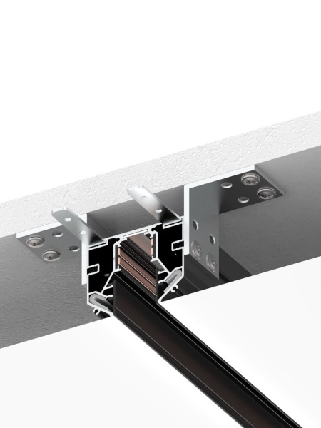 Заглушка к шинопроводу для натяжных потолков S15 Black