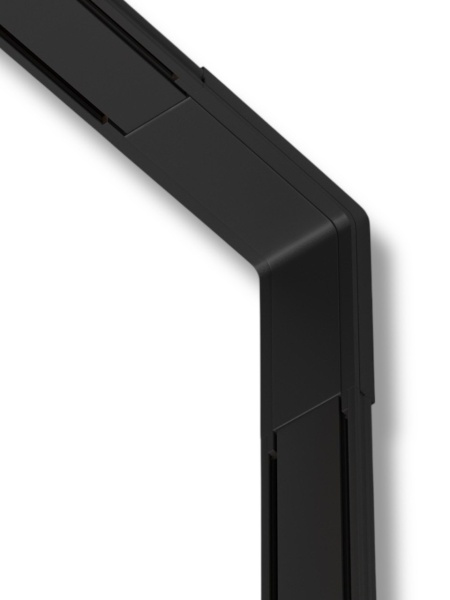 Угловой соединитель потолок-стена для шинопровода H5 Black